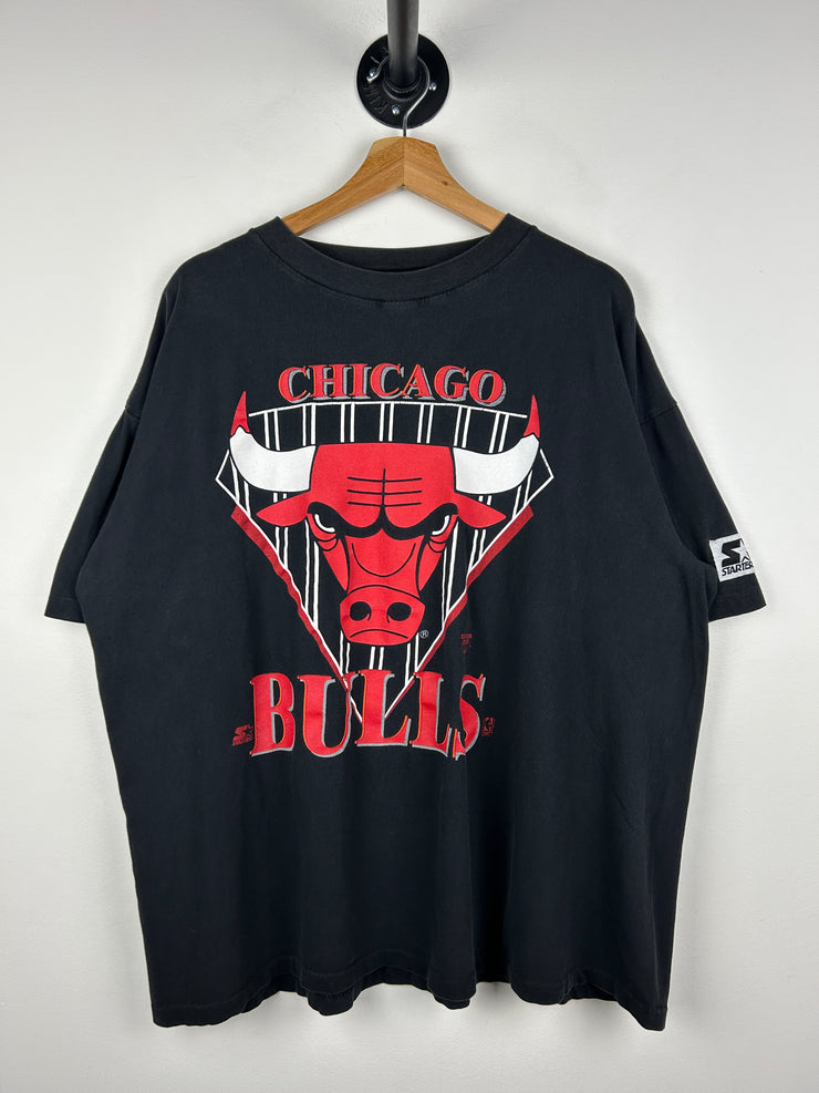 Vintage 90s NBA Starter Chicago Bulls Black Tee