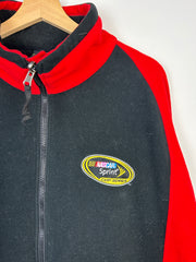 Vintage Nascar Sprint Cup Series Black Zip Up Fleece