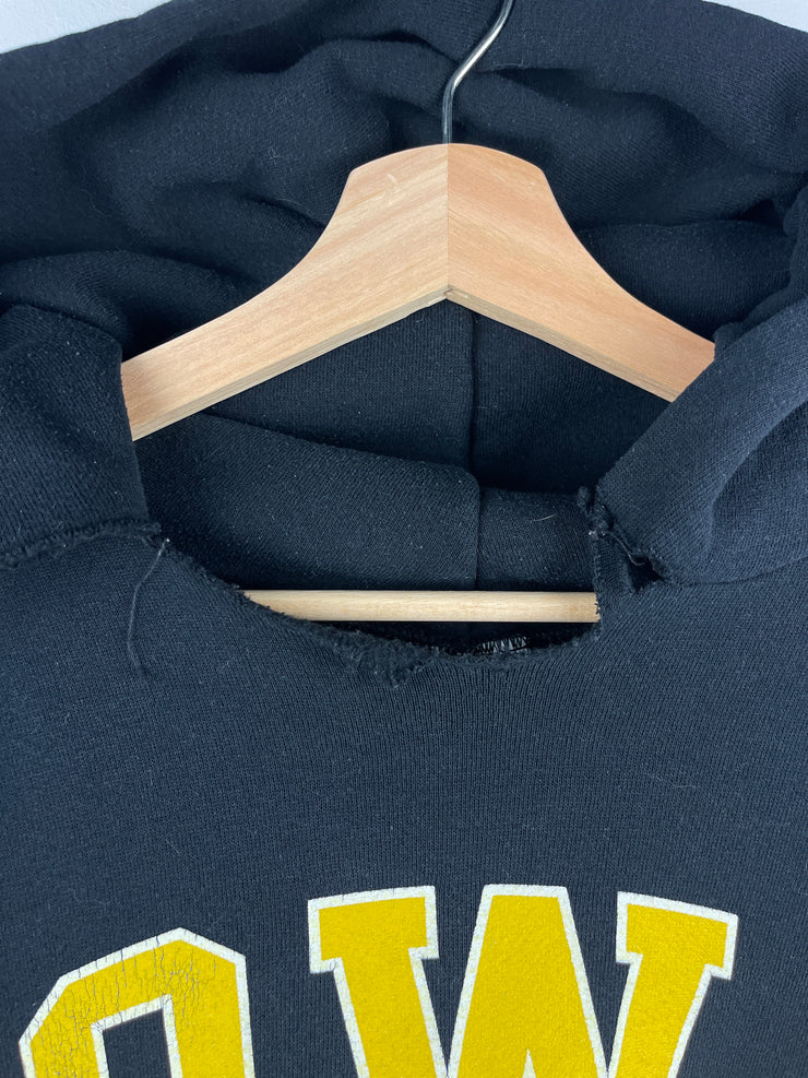 Vintage Russell Athletic Iowa Hawkeyes Black Hoodie