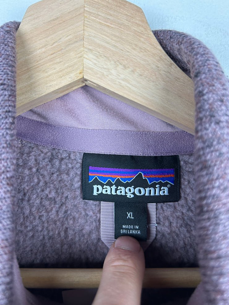 Vintage Patagonia Mauve Zip-Up Women’s Fleece