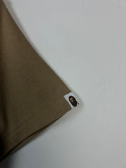 Bape College Logo Beige Tee