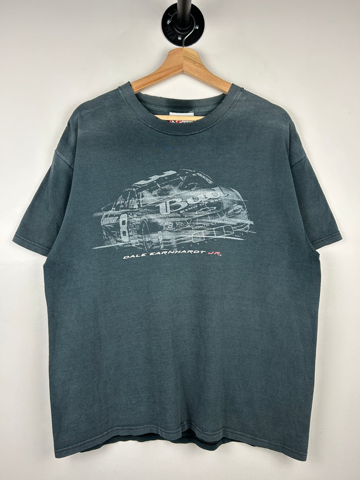 Vintage Nascar Chase Dale Jr. Budweiser Faded Black Tee