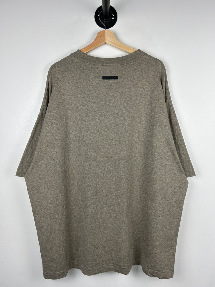 Fear Of God Essentials Heather Grey Jersey Tee