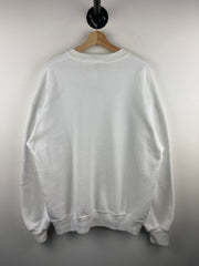Vintage 90s Russell Athletic Blank White Crewneck