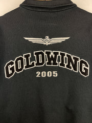 Vintage Honda 30th Anniversary Edition Goldwing Black Quarter Zip Sweater