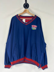 Vintage 90's Nascar Jeff Gordon Dupont Navy Reversible Pullover Windbreaker