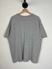 Vintage Y2K Nike Michigan Football Middle Swoosh Grey Tee