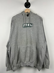 Vintage Pro Player Michigan State Spartans Embroidered Grey Hoodie