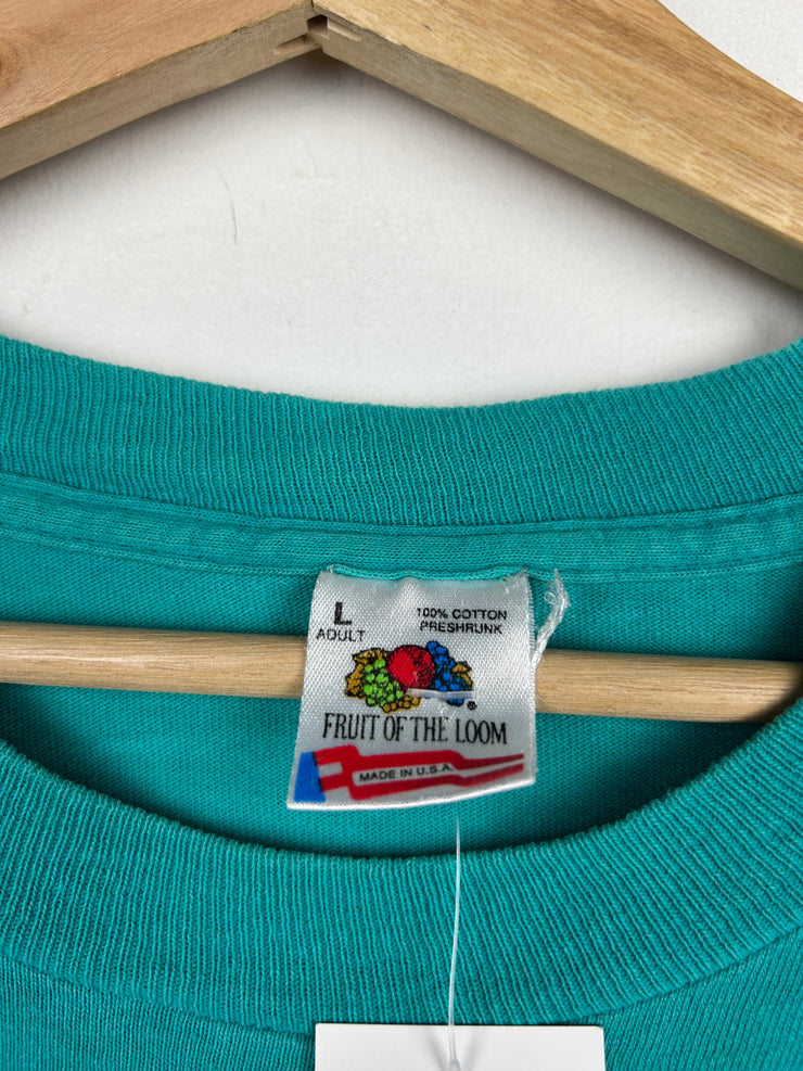 Vintage 90s Turtles South Carolina Teal Tee