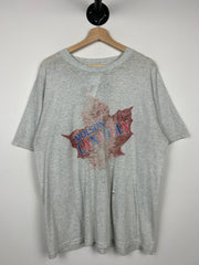 Vintage 90s Molson Canadian Leaf Grey Tee