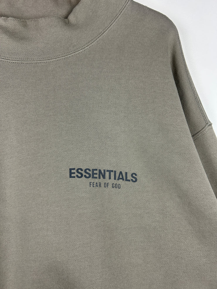 Fear Of God Essentials Taupe Mockneck Crewneck