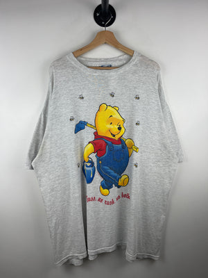 Vintage 90s Disney Winnie The Pooh Grey Tee