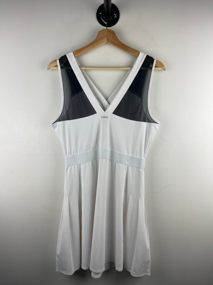Vintage Prince White & Black Mesh Tennis Golf Women’s Dress