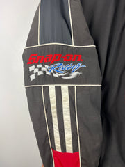 Vintage 90s Snap On Racing Black & Red Bomber Jacket