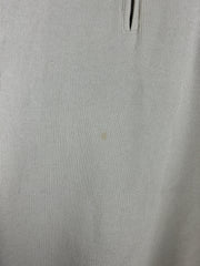 Vintage 90s Polo Ralph Lauren Pony White Quarter Zip Sweater