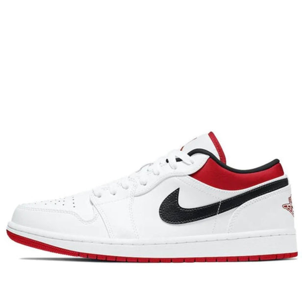 Jordan 1 Low White University Red Black