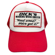 Vintage Y2K Dick's Morning Wood Service Trucker Hat