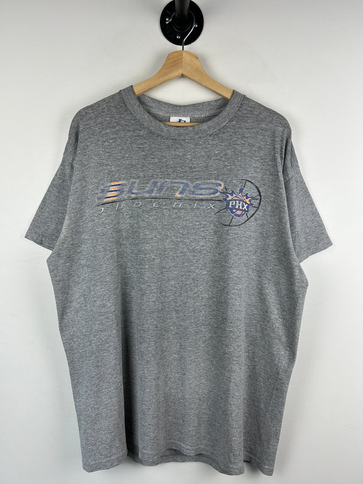 Vintage 90s NBA Logo Athletic Phoenix Suns Grey Tee