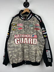Vintage Nascar Chase Dale Jr National Guard Digital Camo Racing Jacket