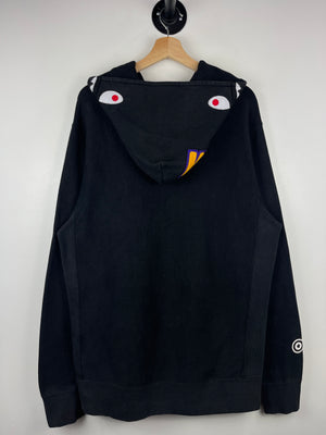 Bape Shark Emblem Pullover Black Hoodie