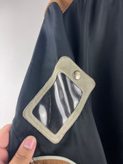 Vintage 90s Diesel 700 Biker Nylon Black Jacket