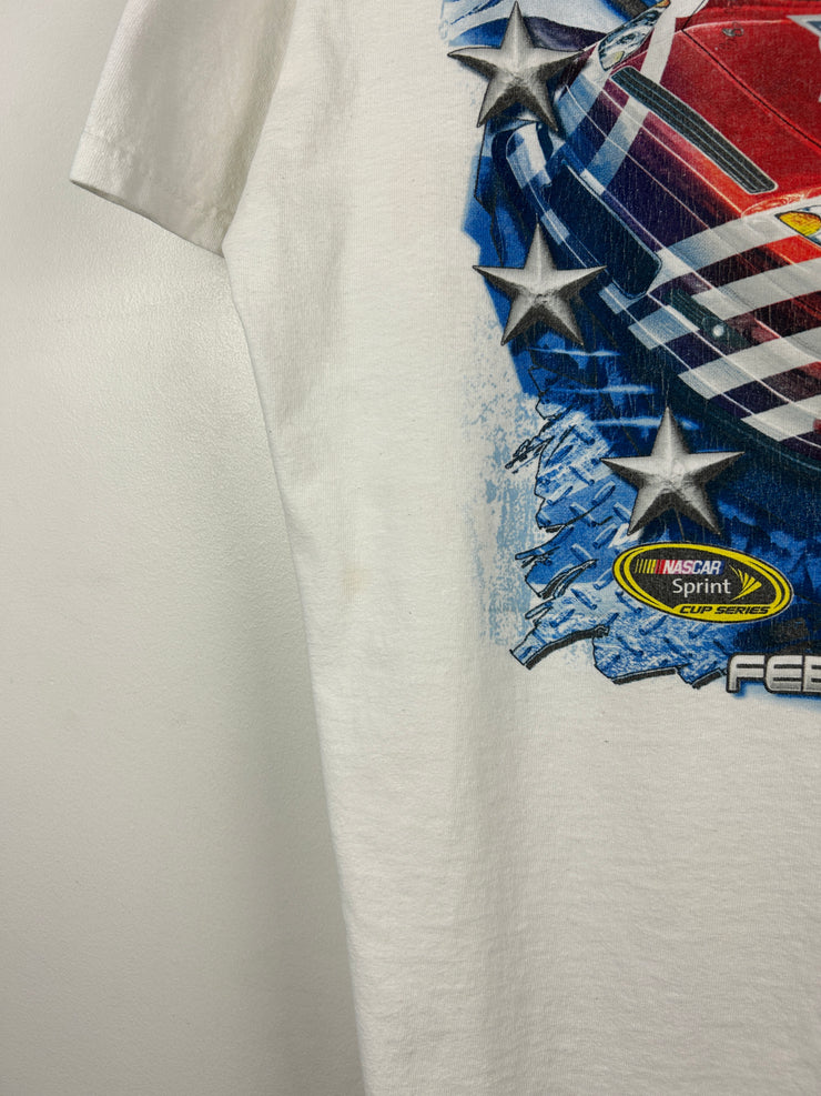Vintage Nascar Daytona 500 White Tee