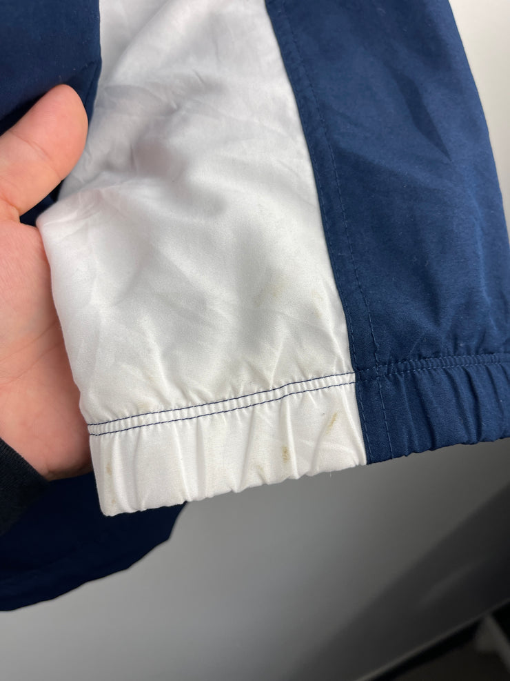 Vintage Nike Swoosh Spellout Navy & White Windbreaker