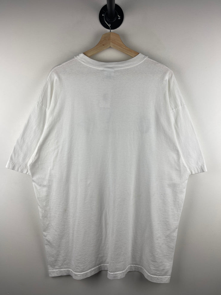 Vintage Old Navy Trademark White Tee