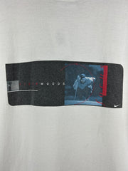Vintage 90s Nike Golf Tiger Woods White Cut Off Tank Top