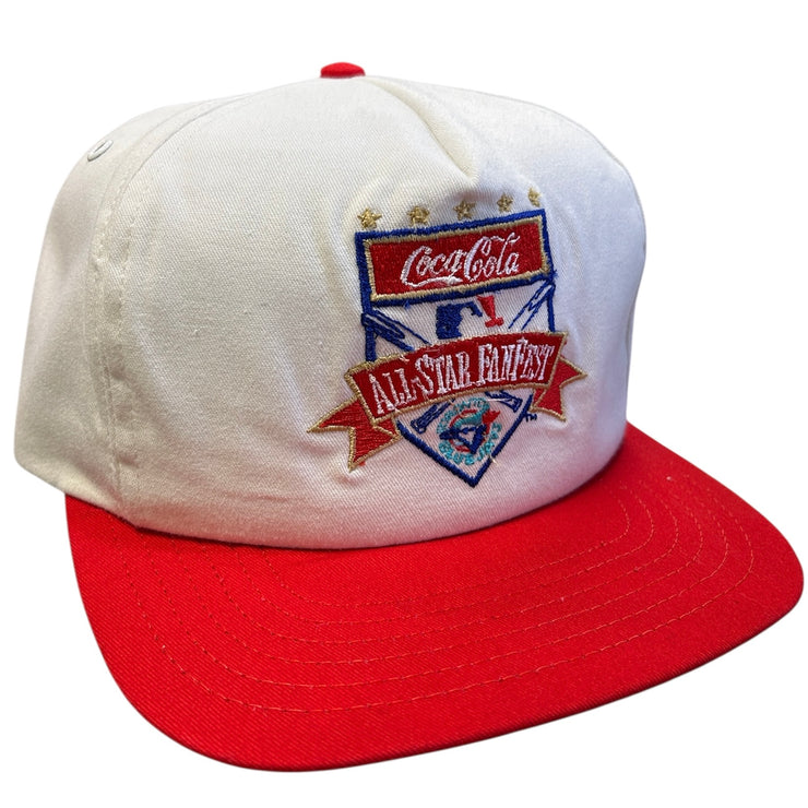Vintage 90s MLB Toronto Blue Jays Coca Cola All Star Fan Fest Snapback Hat