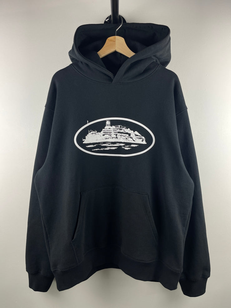 Corteiz OG Alcatraz Black Hoodie