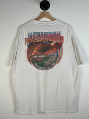 Vintage Harley Davidson Eagle Shenandoah White Tee