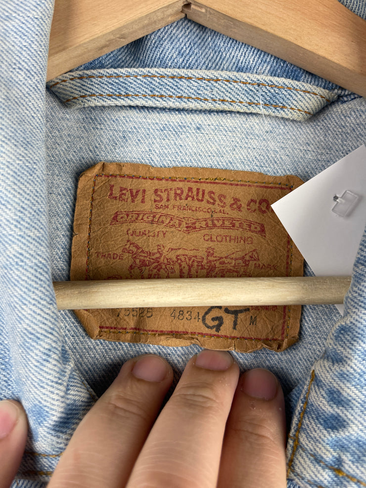 Vintage 90s Levis Light Wash Blue Denim Jacket