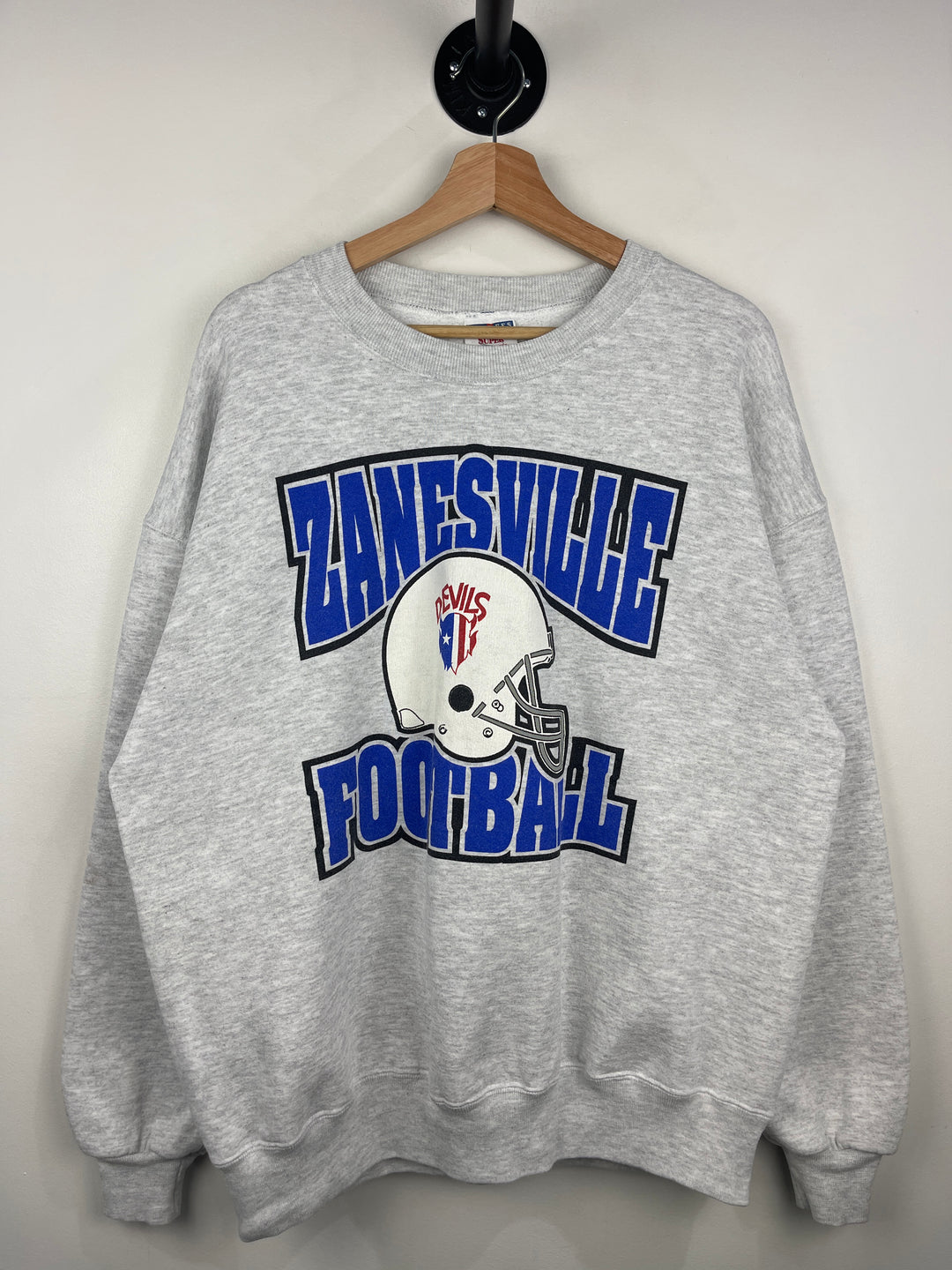 90s ⚠️超希少⚠️ Vintage ヴィンテージ Excel スウェット Vintage 90s Zanesville Football Grey Crewneck – Vintage Meets Hype