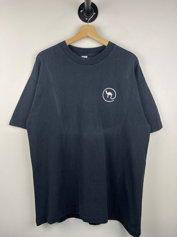 Vintage 90s Camel Smokes Where Its At Black Tee