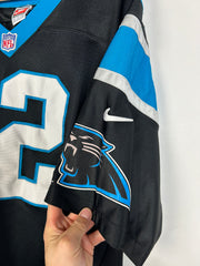 Vintage 90's Nike Carolina Panthers Kerry Collins Black Football Jersey