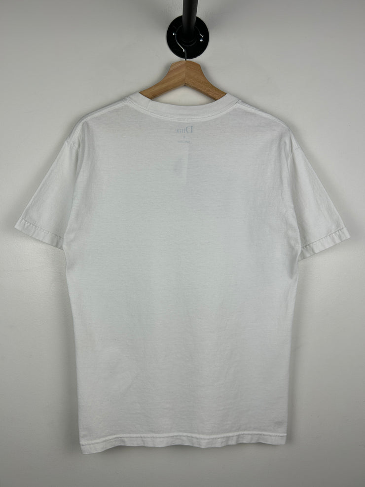 Dime Spellout White Tee