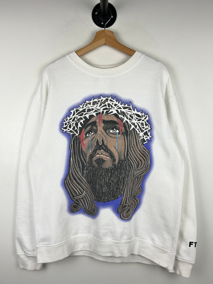 FTP Jesus Christ White Crewneck