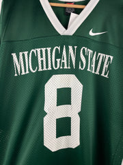 Vintage 90s Nike Michigan State Spartans Green Football Jersey