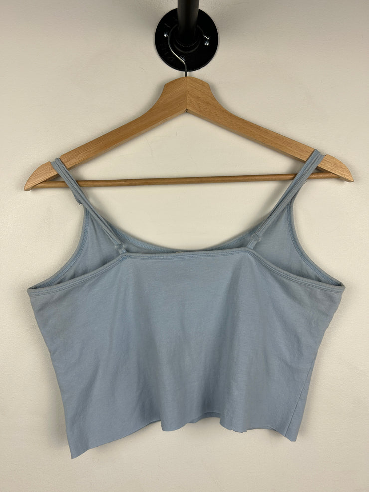 Vintage MLB Chicago Cubs Baby Blue Women’s Cropped Camisole