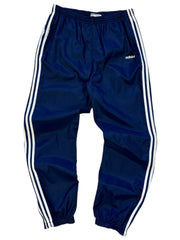 Vintage 90's Adidas 3 Stripe Navy Splash Pants