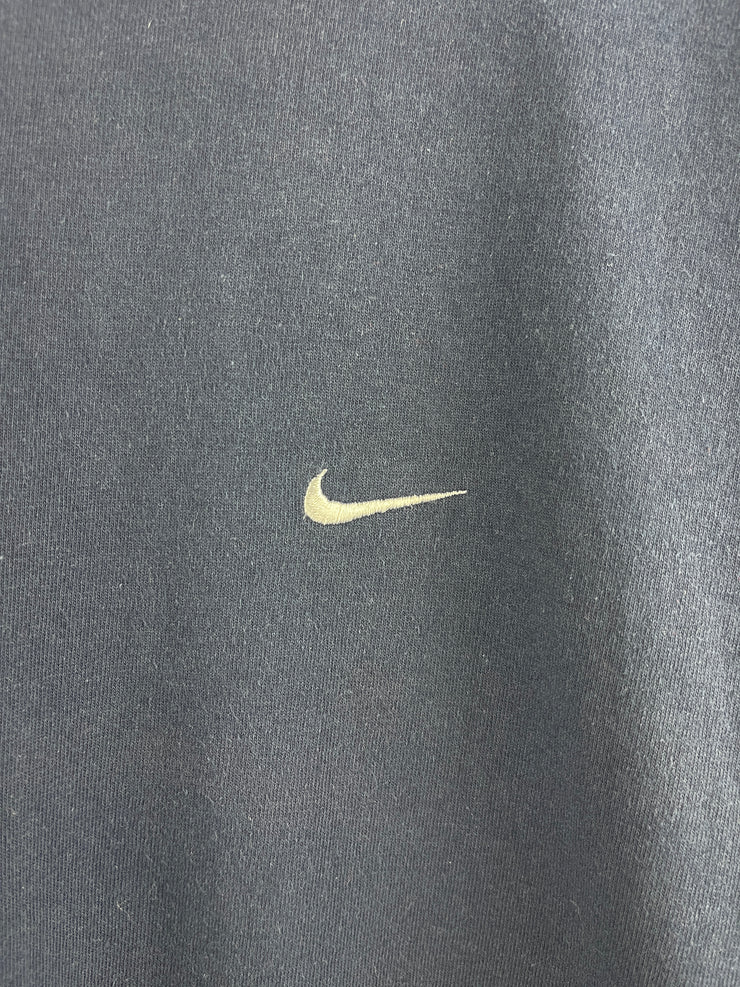 Vintage Nike Mini Swoosh Navy Tee