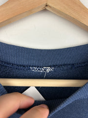 Vintage 90s Miami Arc Logo Spellout Navy Crewneck