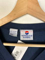 Vintage 90's Pepsi Fleece Navy Crewneck