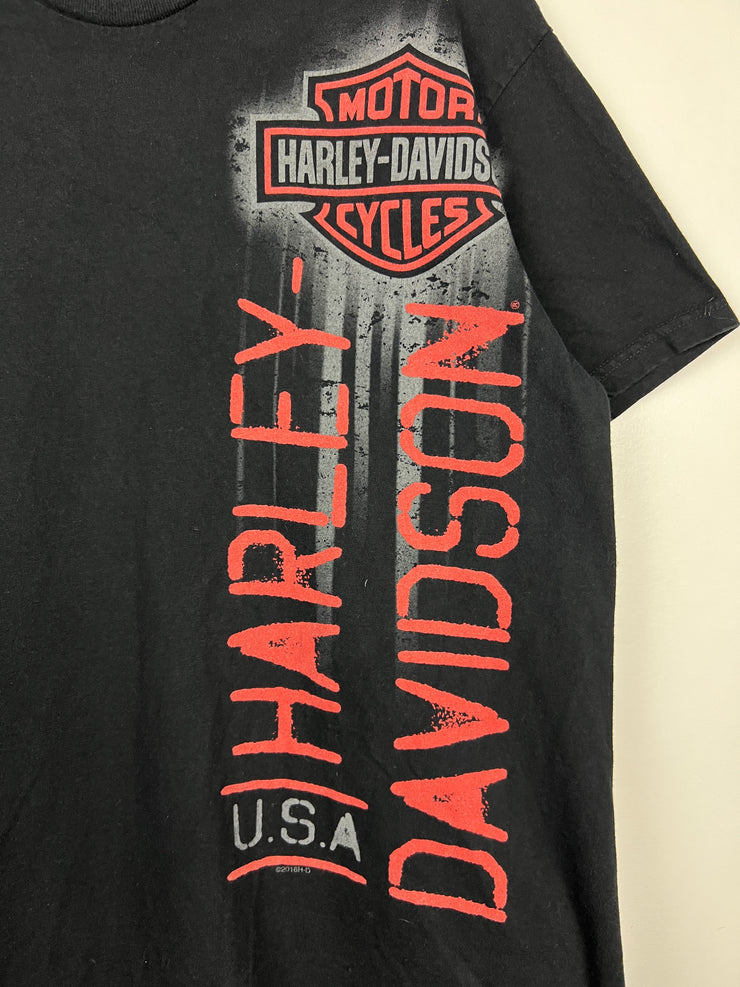 Vintage Harley Davidson Owen Sound Black Tee