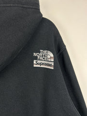 Supreme X The North Face SS18 Metallic Logo Black Hoodie