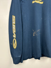 Vintage 90s Vans Skateboarding Thrashed Navy Long Sleeve