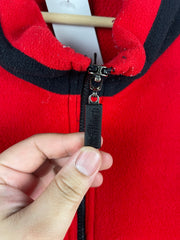Vintage 90s Marlboro Red & Black Zip Up Fleece