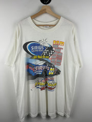 Vintage 2002 Nascar Watkins Glen Sirus Radio White Tee
