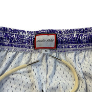 Studio 1999 x VMH Purple Paisley Mesh Shorts